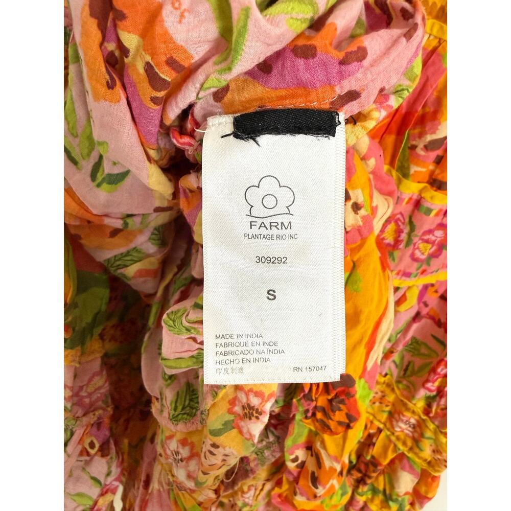 Farm Rio Mixed Fruits Paradise Midi Dress - Picture 8 of 9